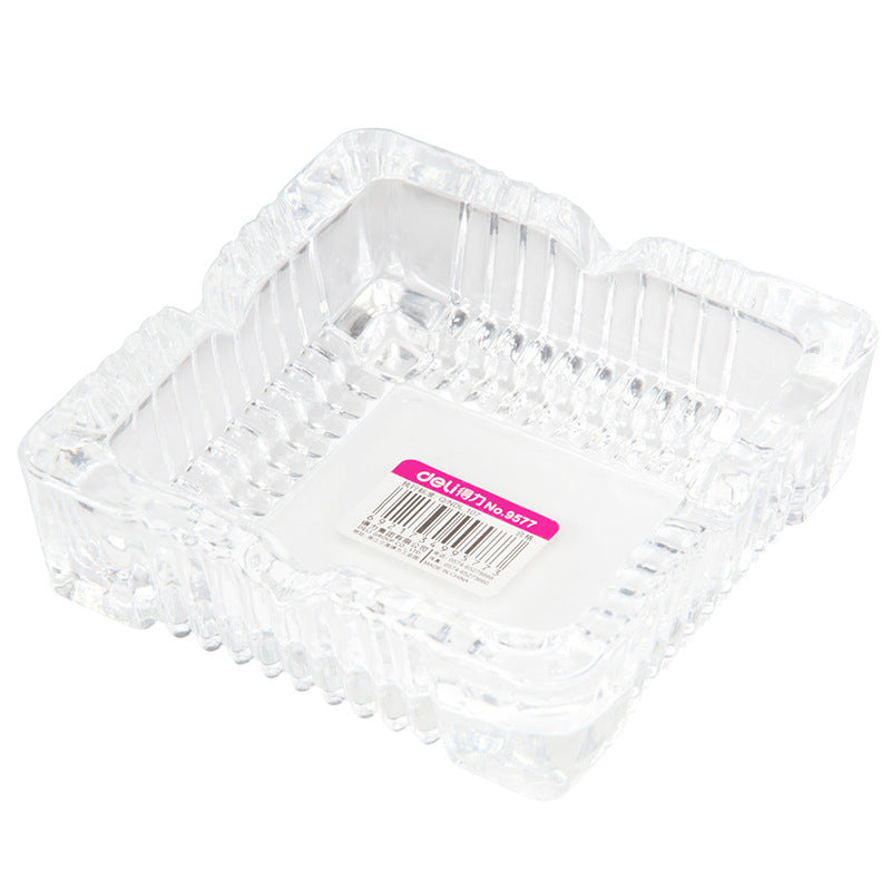 Thickened Glass Cylinder Ashtray