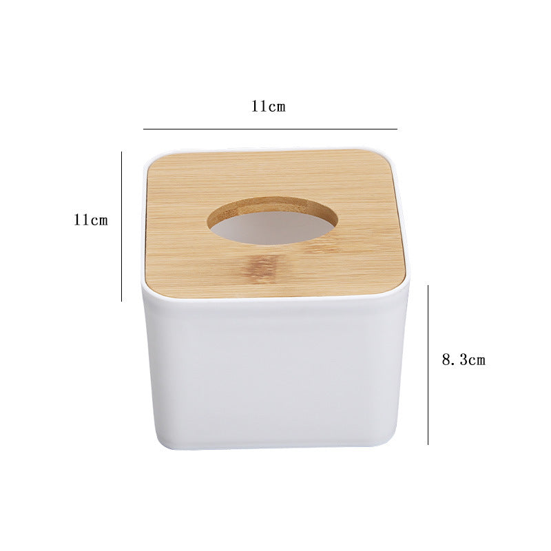 Nordic Bamboo Tissue Box Cover