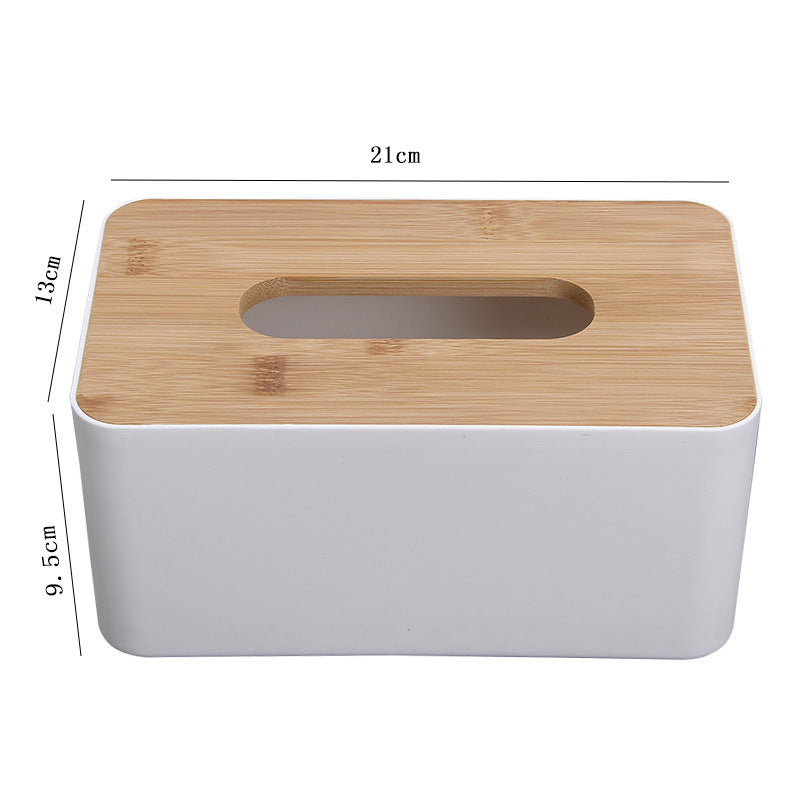 Nordic Bamboo Tissue Box Cover