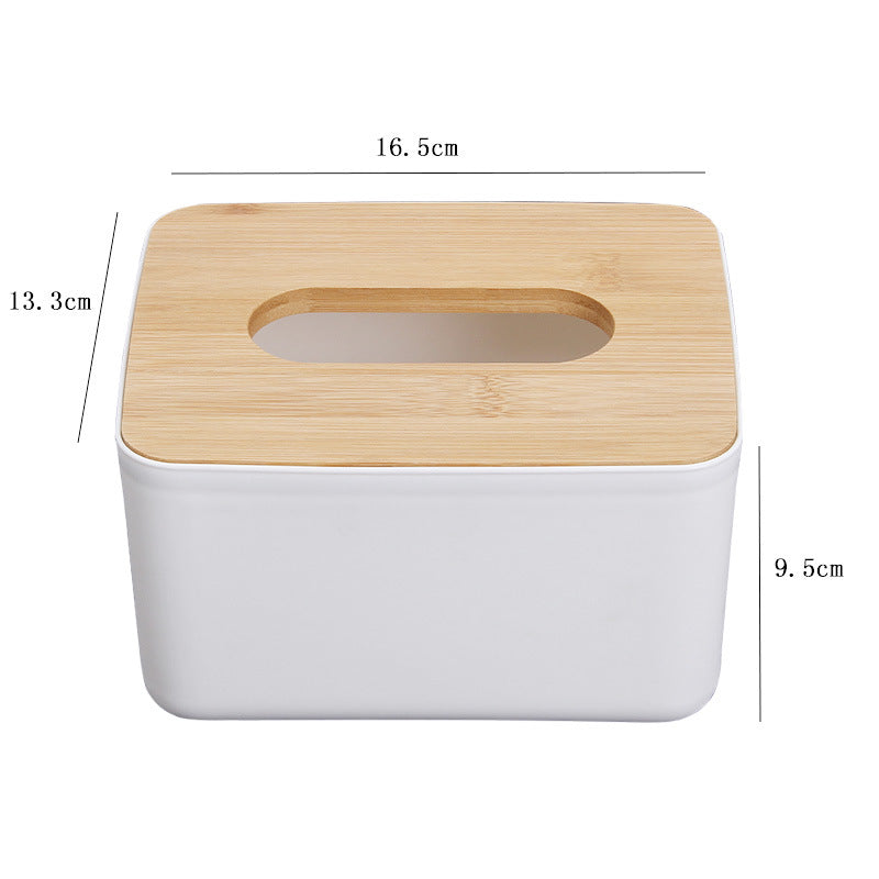 Nordic Bamboo Tissue Box Cover