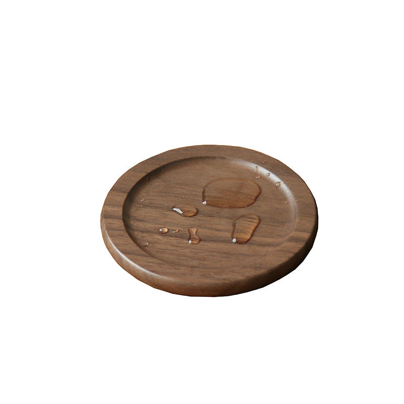 Black Walnut Square Wooden Coasters