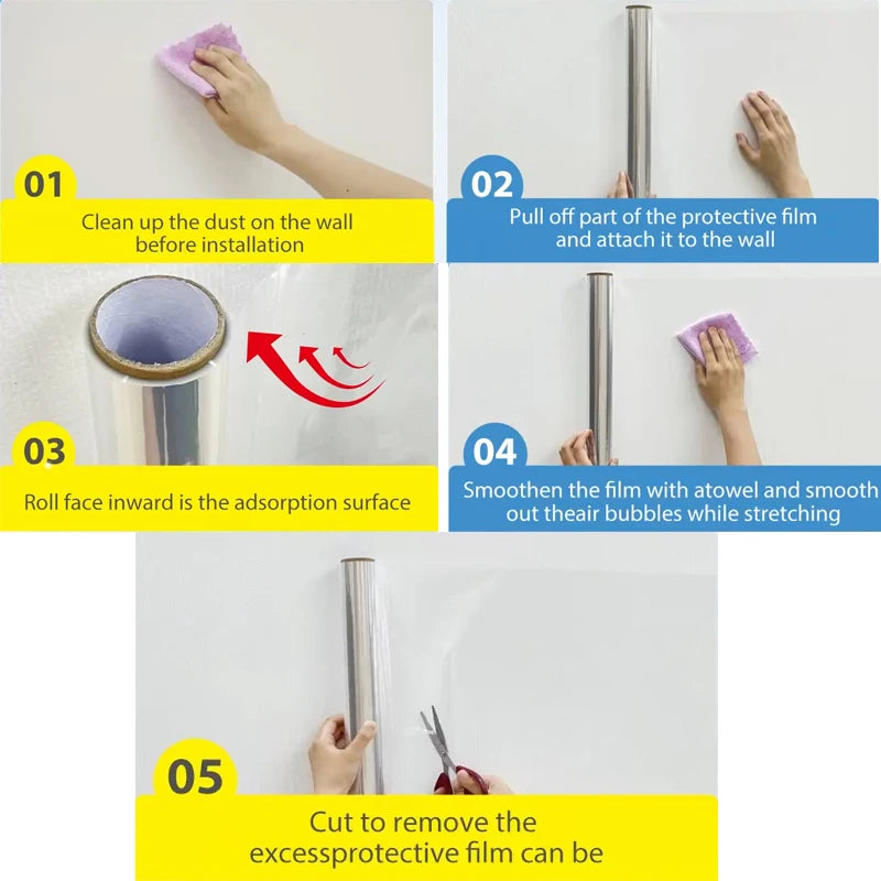 Transparent Oil-Proof Kitchen Wall Film