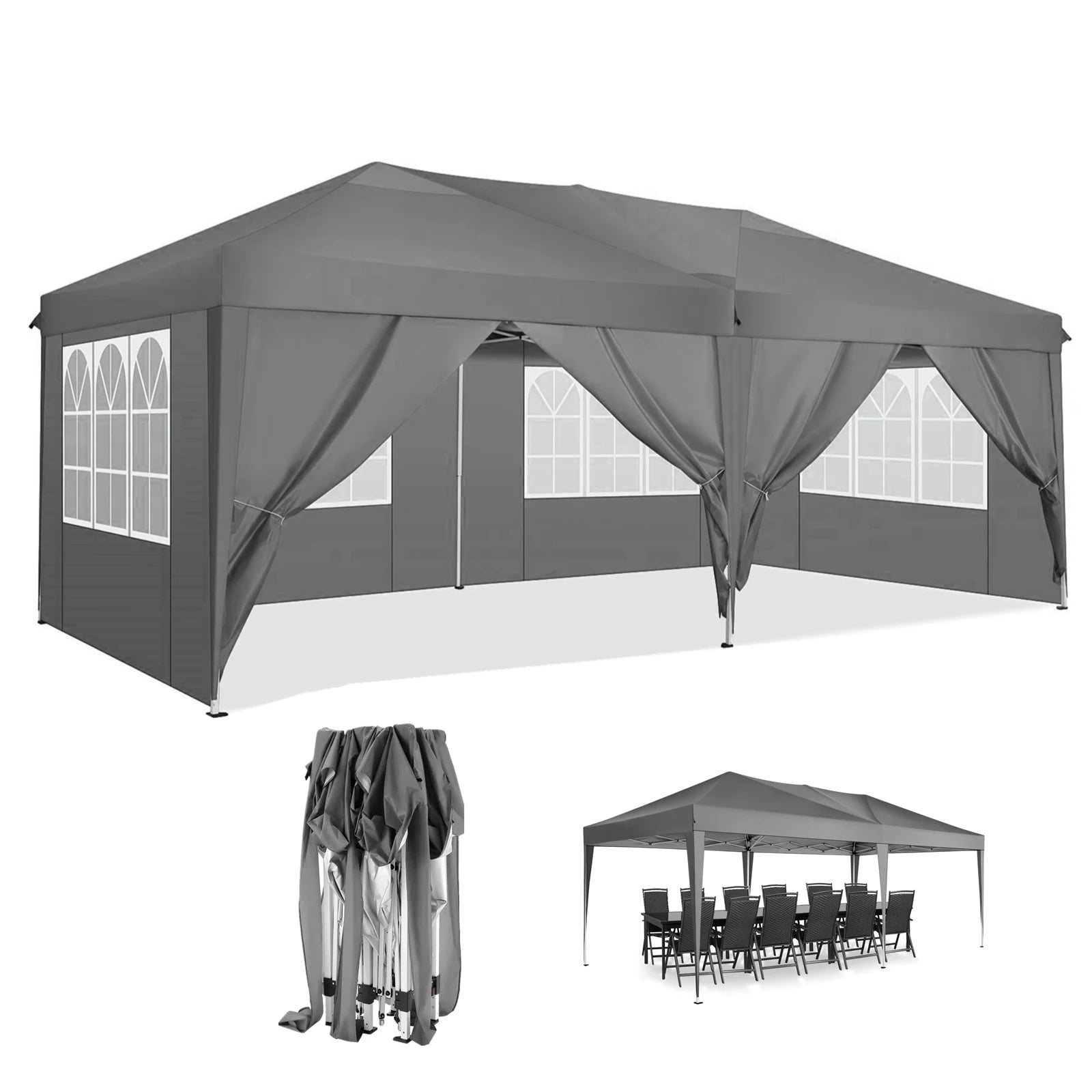 10x20 Pop-Up Canopy Tent