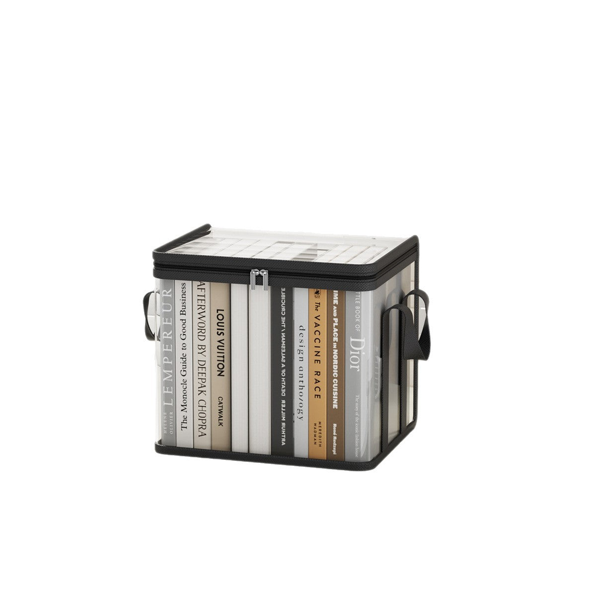 Stackable Transparent Book Storage Box