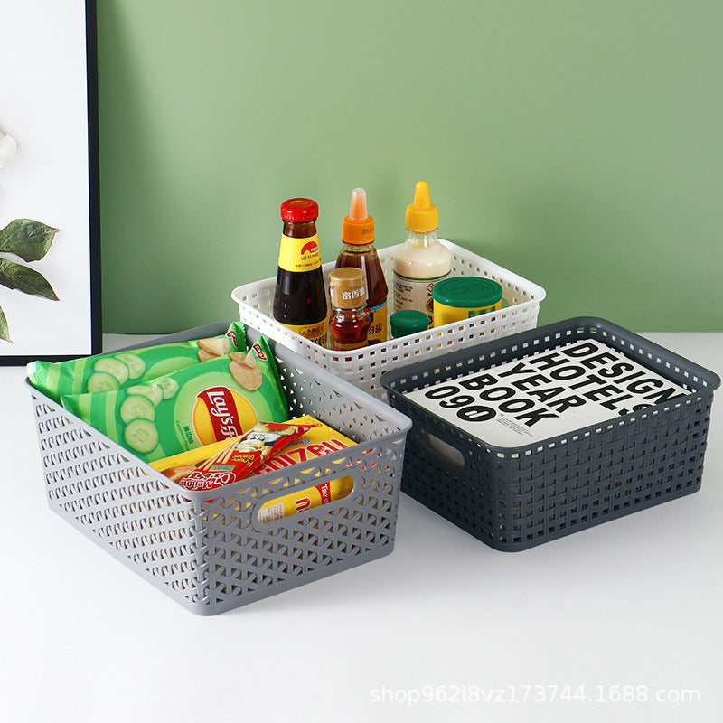 Plastic Desktop Storage Basket