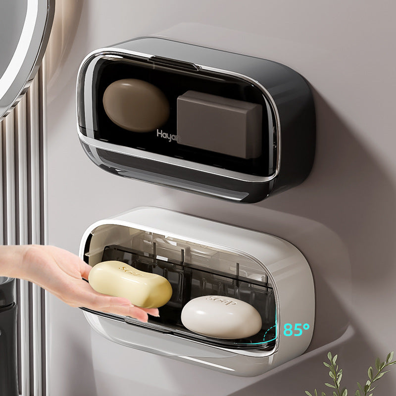 Wall-Mounted Draining Soap Box