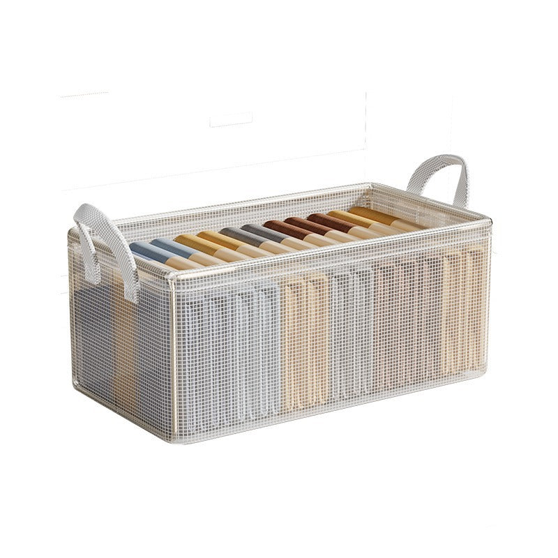 Transparent Folding Clothes Storage Box