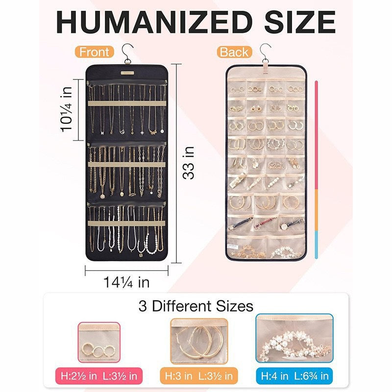 Hanging Double-Sided Jewelry Storage Bag