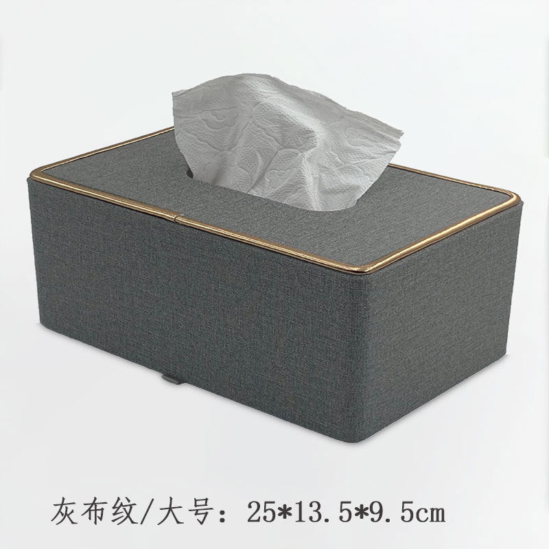 Leather Rectangular Tissue Box Cover