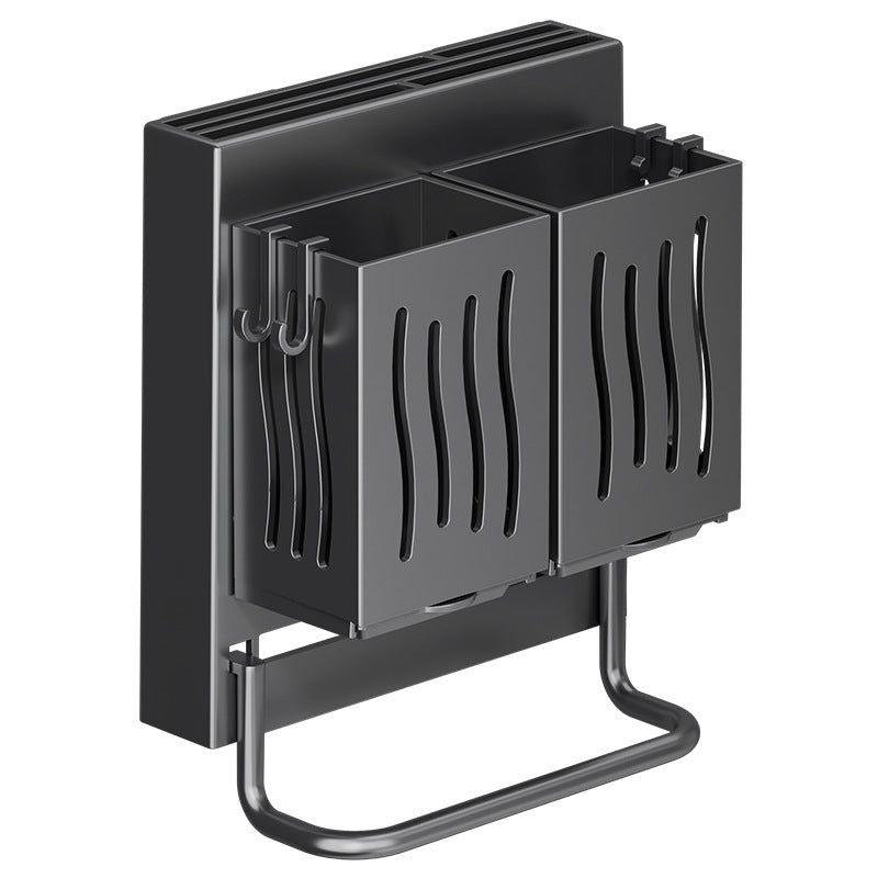 Wall-Mounted Knife & Chopping Board Rack