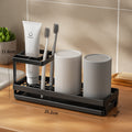 Bathroom Toothbrush & Gargle Cup Rack