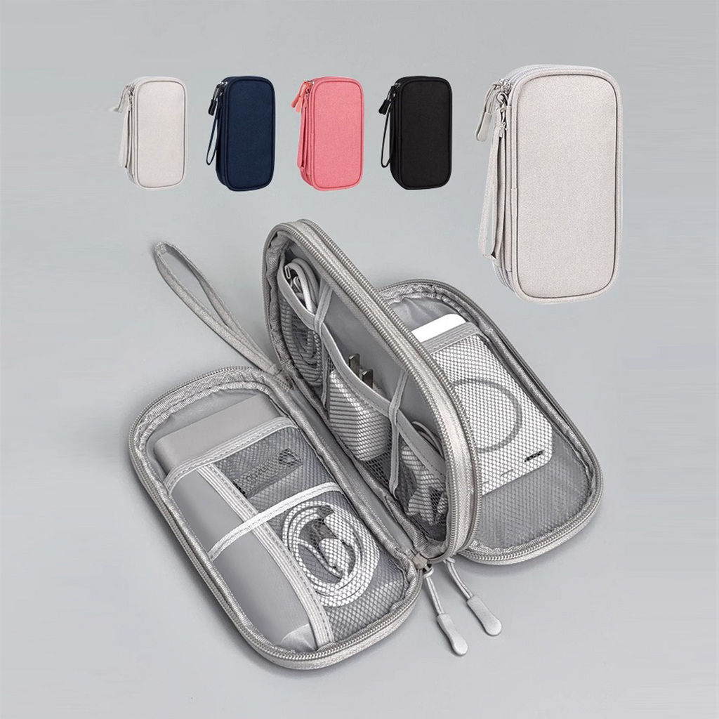 Multi-Layer Cable & Charger Storage Bag