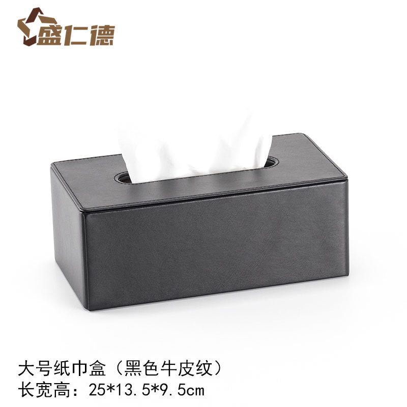 Leather Rectangular Tissue Box Cover