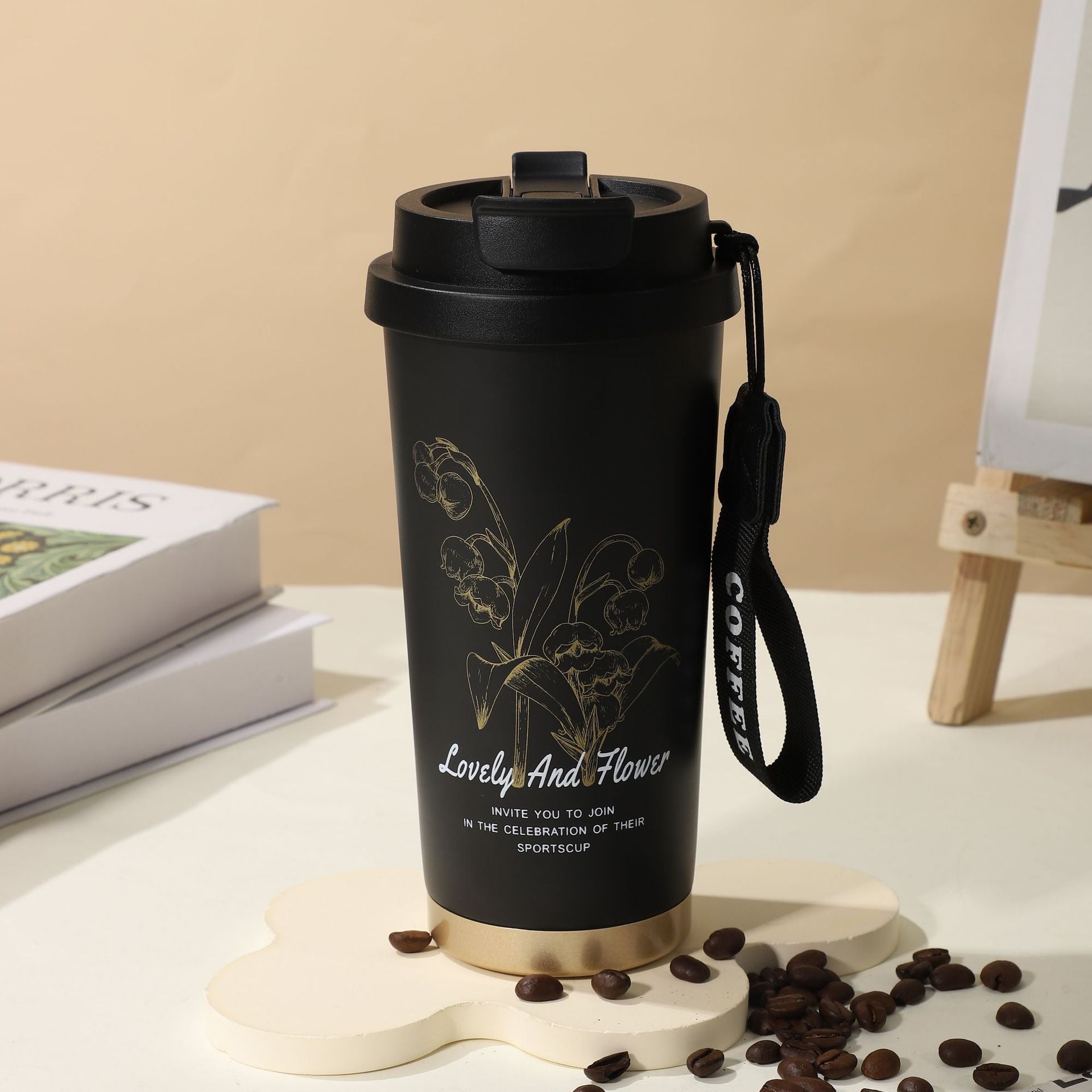 Insulated Steel Travel Mug with Display