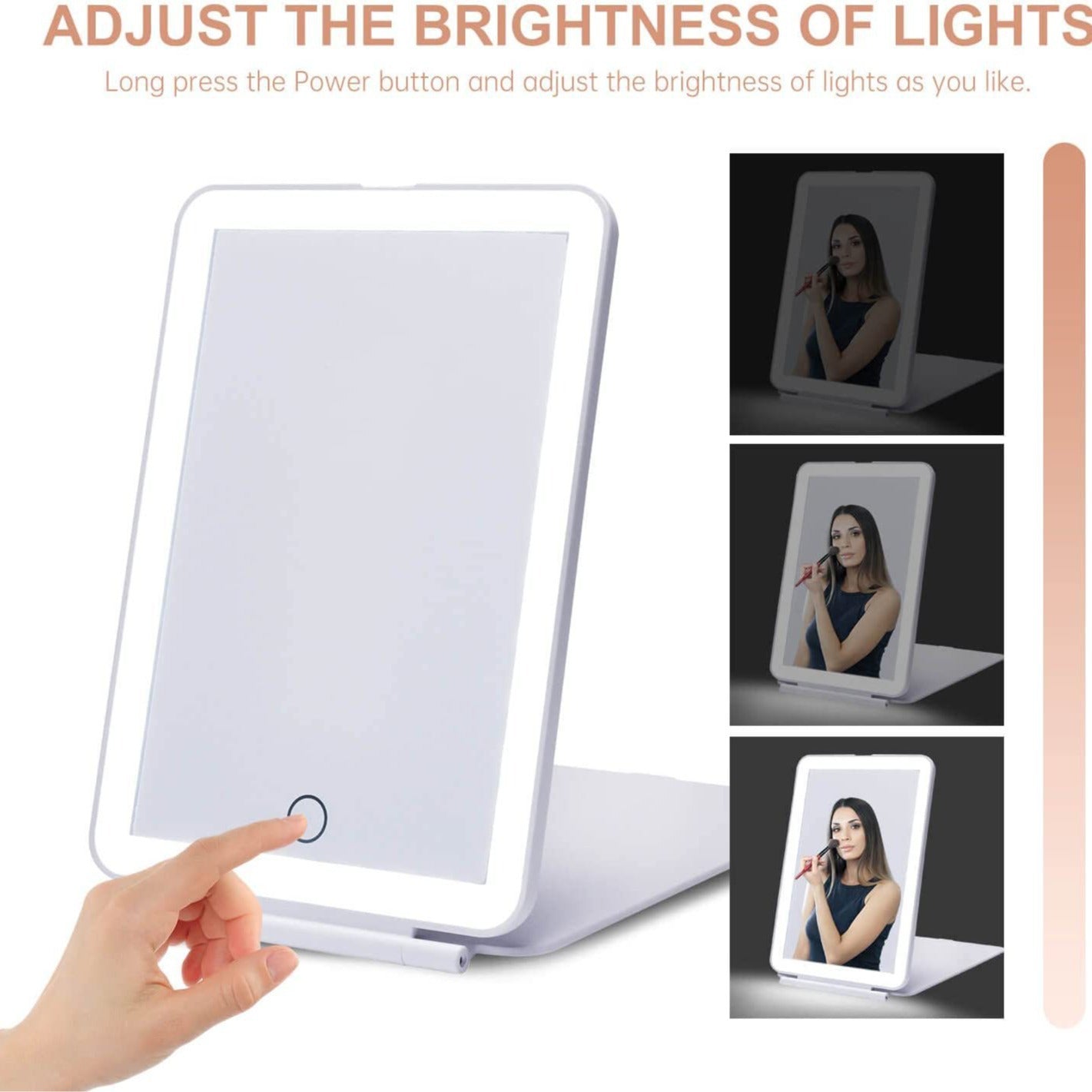 LED Makeup Mirror with 3 Light Modes