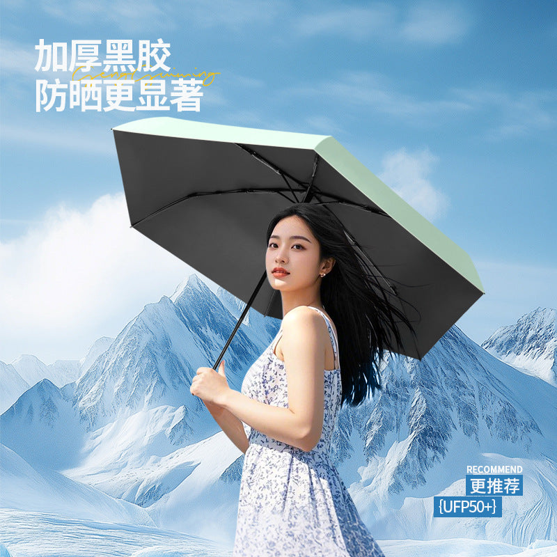 Ultralight Automatic Trifold Sun Umbrella
