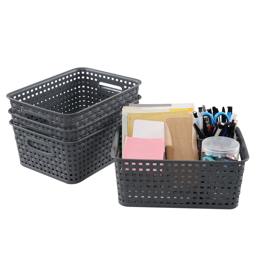 Plastic Desktop Storage Basket