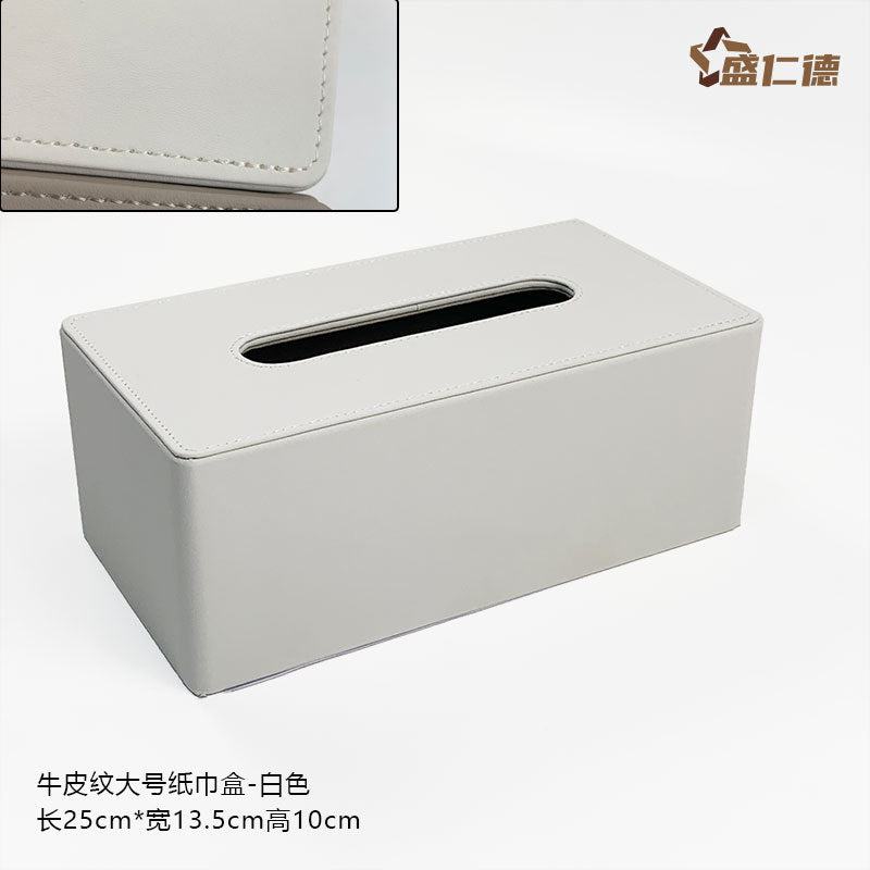 Leather Rectangular Tissue Box Cover