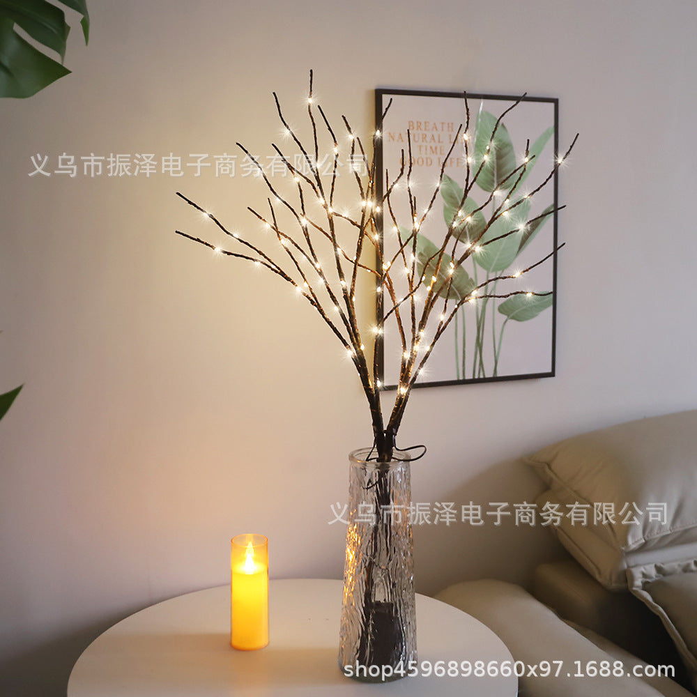 50-LED Birch Branch Tree Lamp