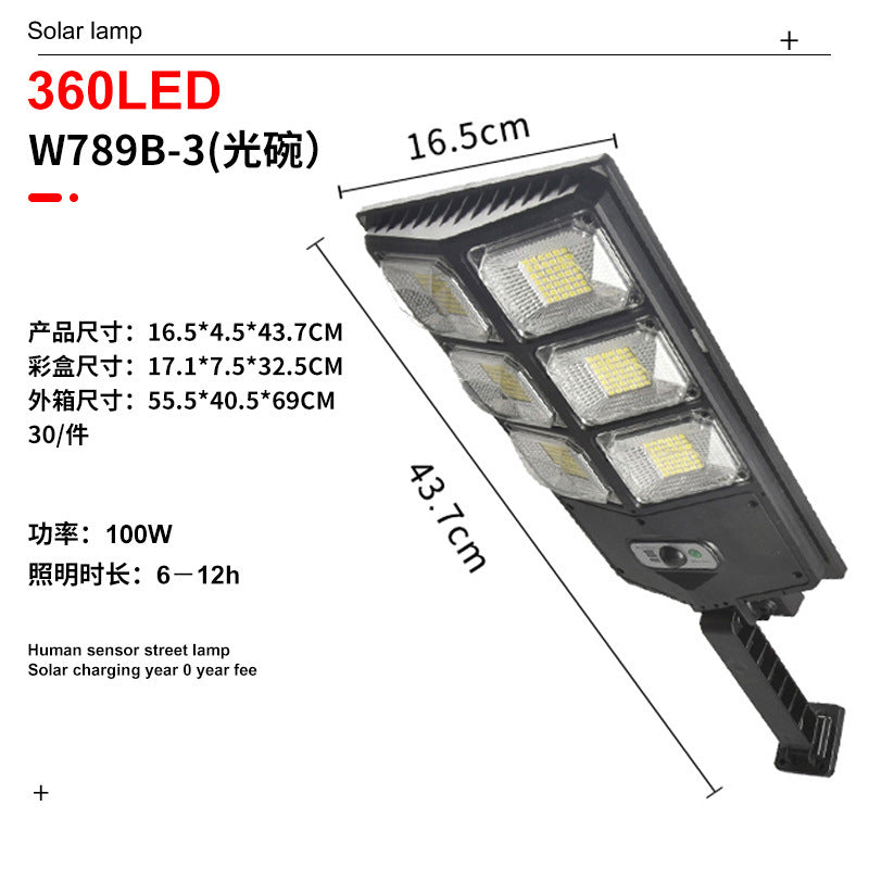Solar Motion Sensor Outdoor Wall Light