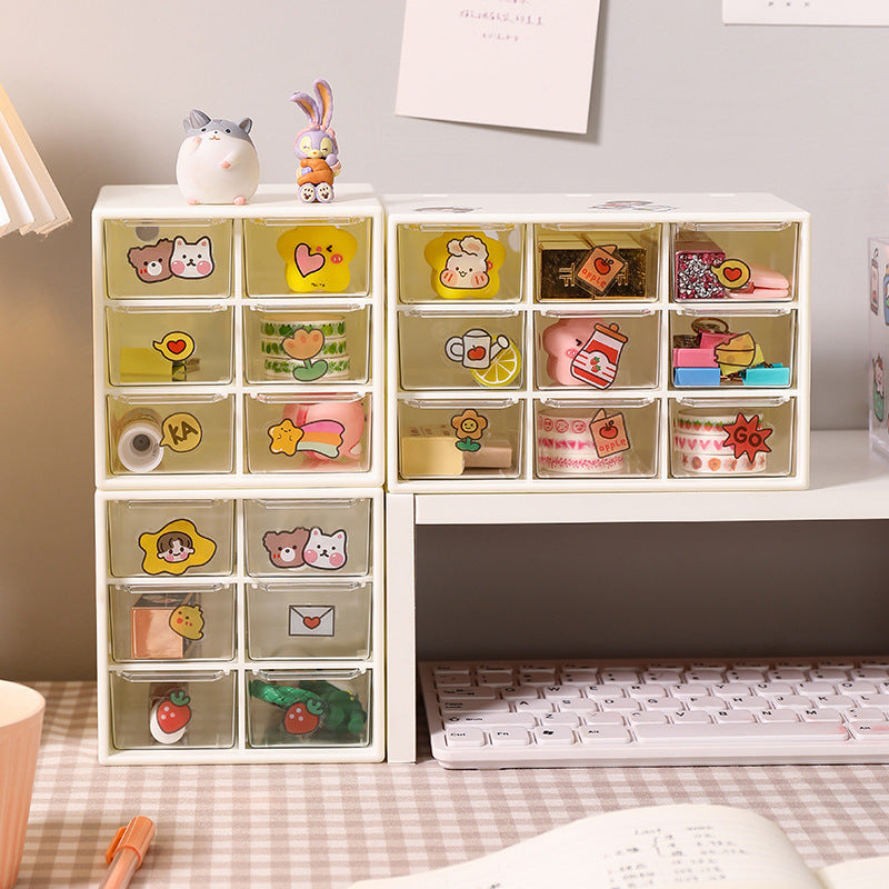 Pull-Out Dustproof Desktop Storage Box