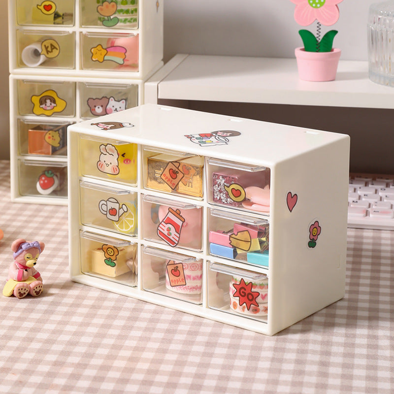 Pull-Out Dustproof Desktop Storage Box