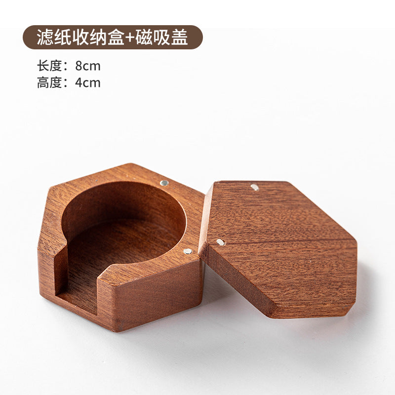 Wooden Coffee Filter Paper Holder - 51/53/58mm