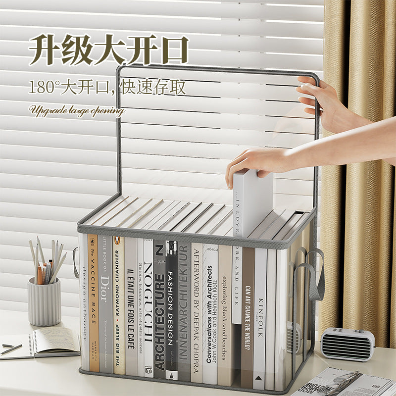 Stackable Transparent Book Storage Box