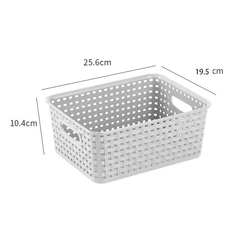 Plastic Desktop Storage Basket