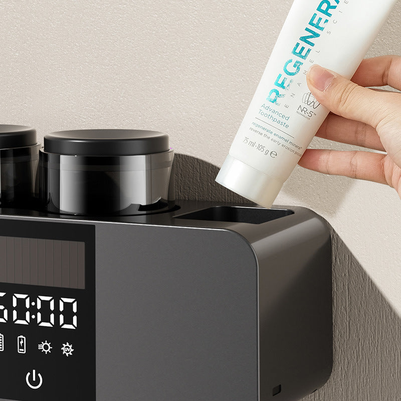 UV Toothbrush Sterilizer with Cup Holder