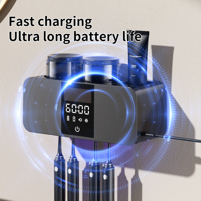UV Toothbrush Sterilizer with Cup Holder