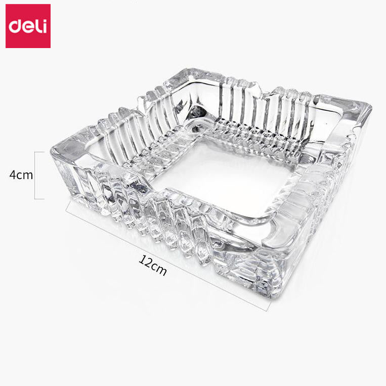 Thickened Glass Cylinder Ashtray