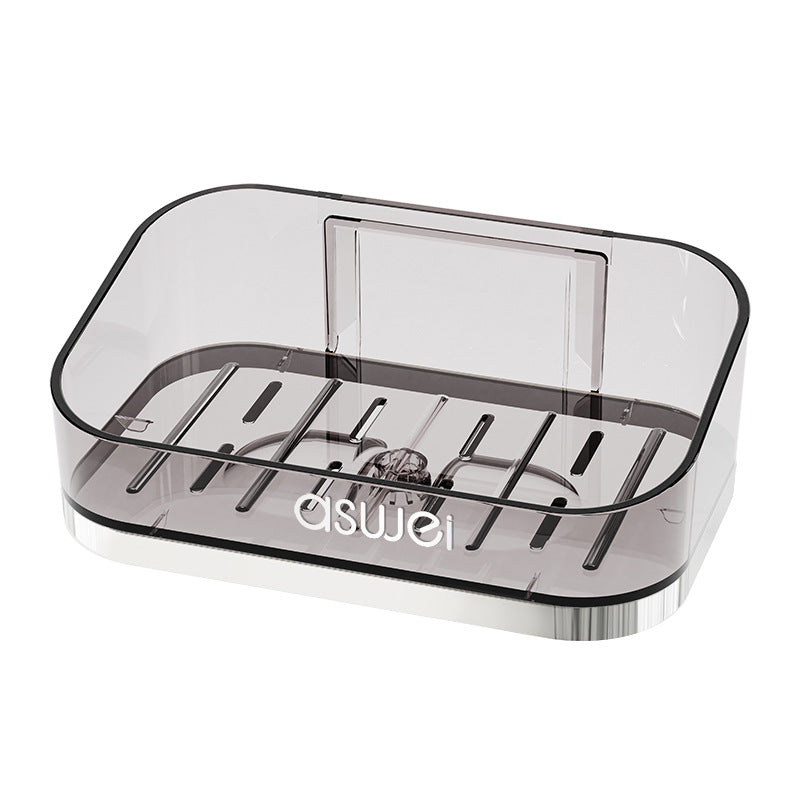 Wall-Mounted Double-Layer Soap Rack