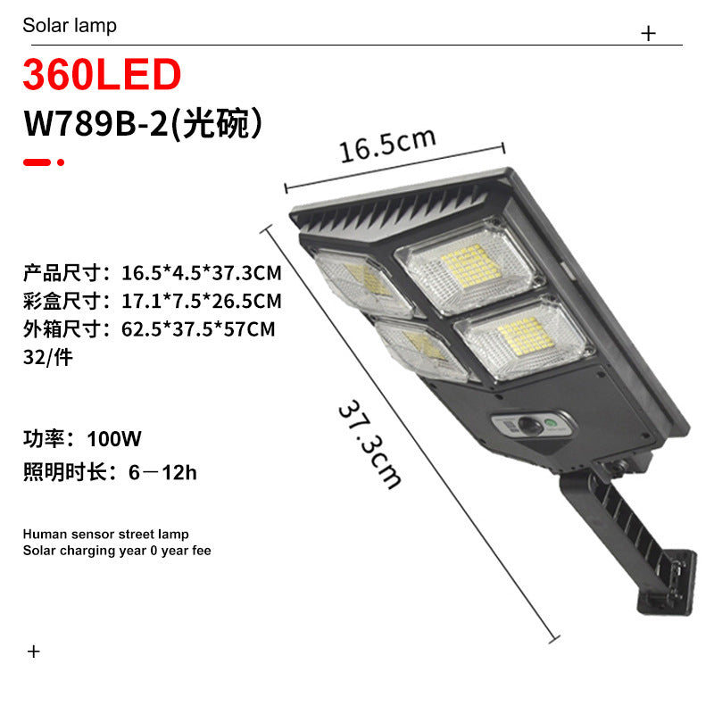 Solar Motion Sensor Outdoor Wall Light