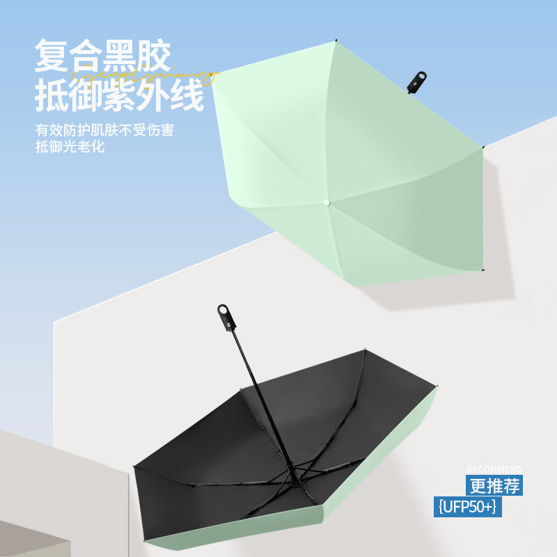 Ultralight Automatic Trifold Sun Umbrella