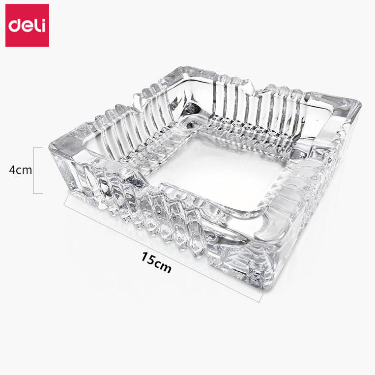 Thickened Glass Cylinder Ashtray