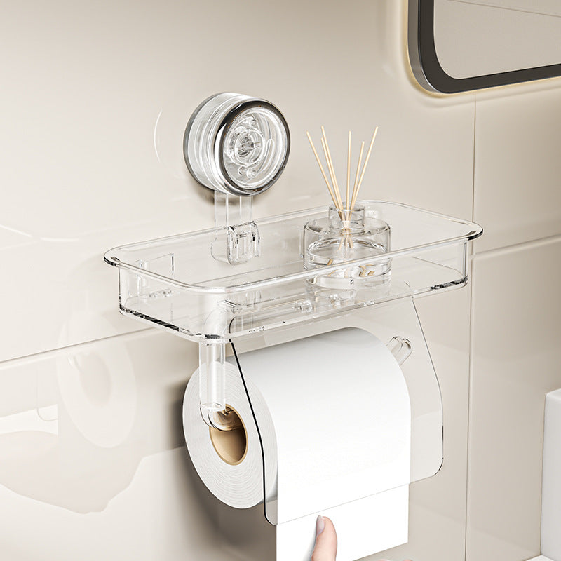 Suction Cup Toilet Roll Holder