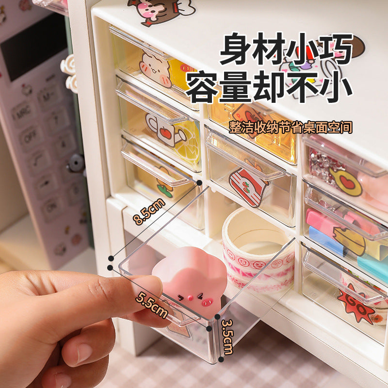 Pull-Out Dustproof Desktop Storage Box