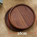 Black Walnut Square Wooden Coasters