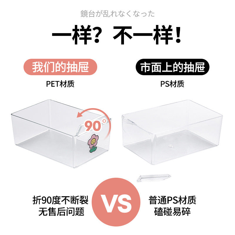 Pull-Out Dustproof Desktop Storage Box