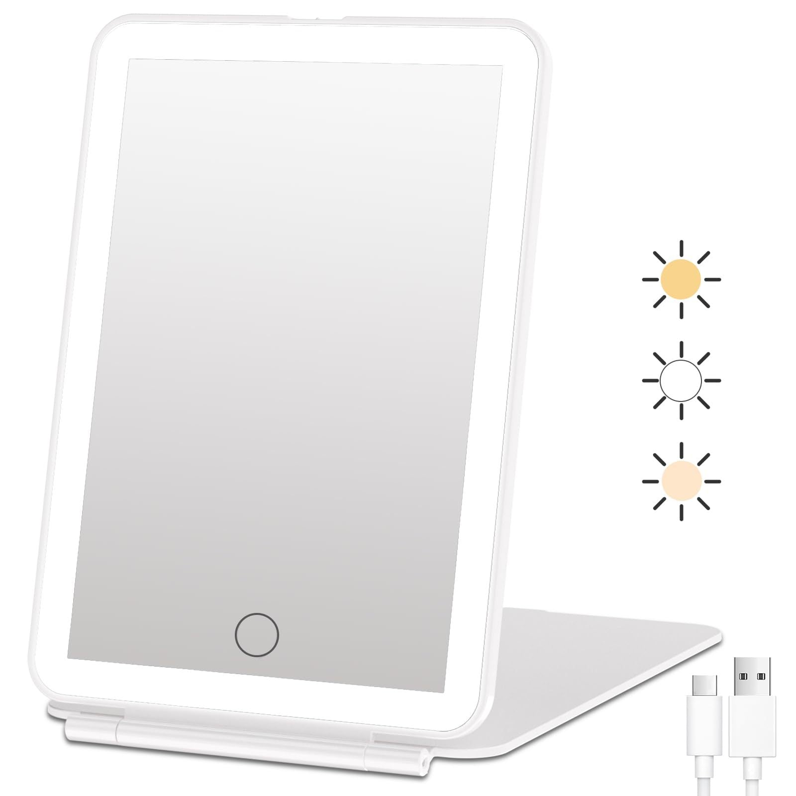 LED Makeup Mirror with 3 Light Modes
