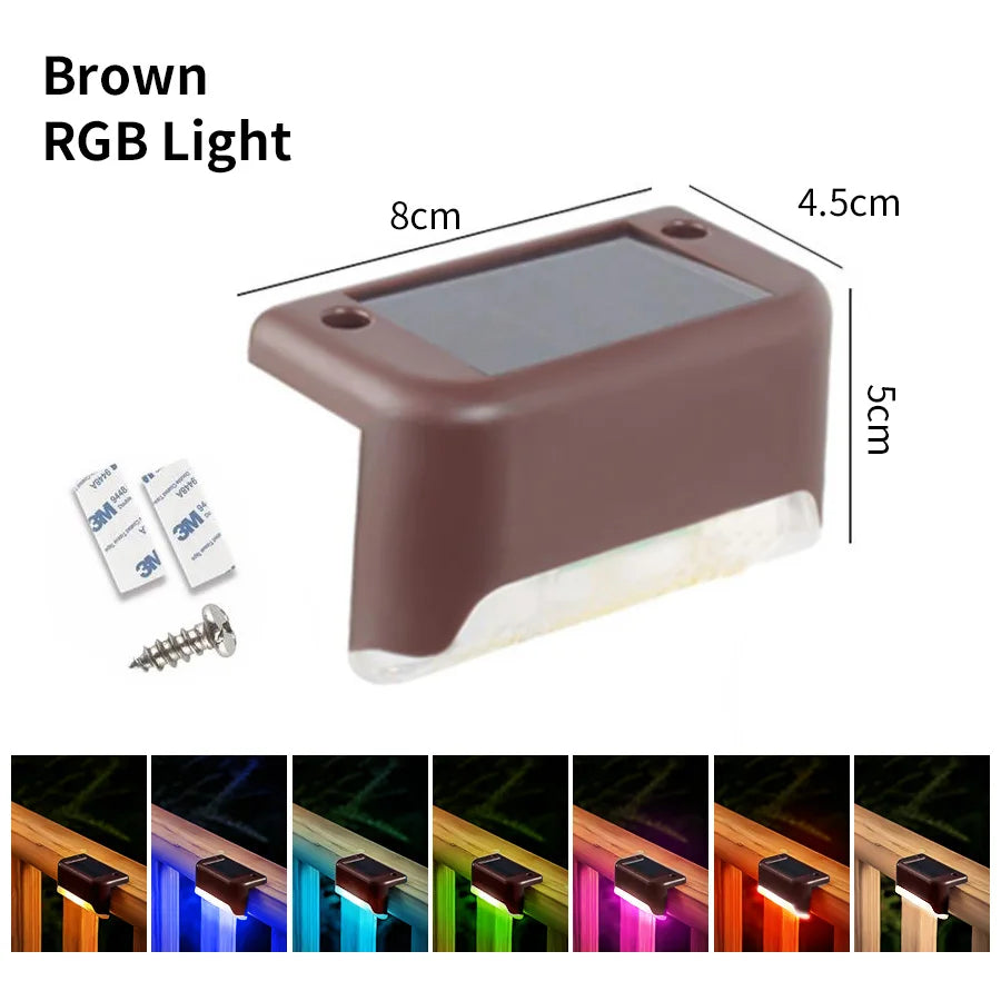 Solar LED Stair Step Light
