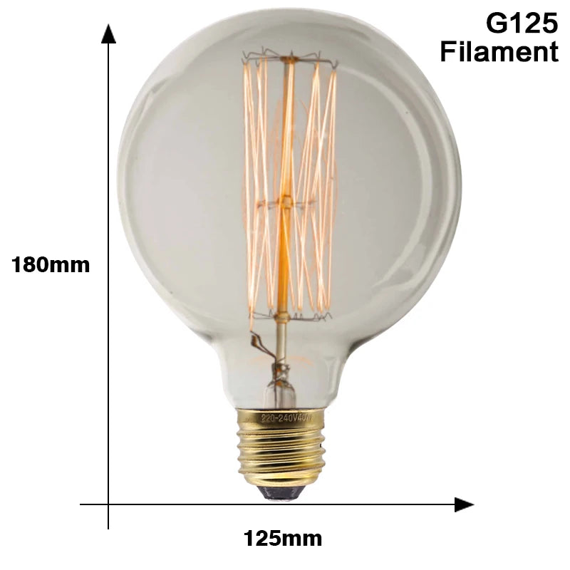 Vintage Edison Bulb E27 - Multiple Shapes