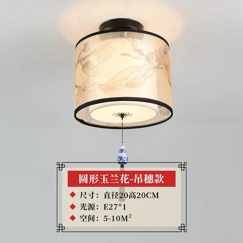Chinese Lotus Pendant Ceiling Light