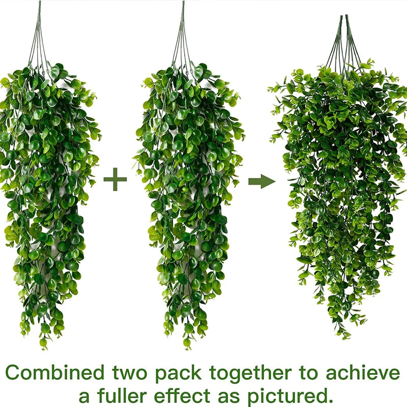 Faux Eucalyptus Hanging Vine - UV Resistant