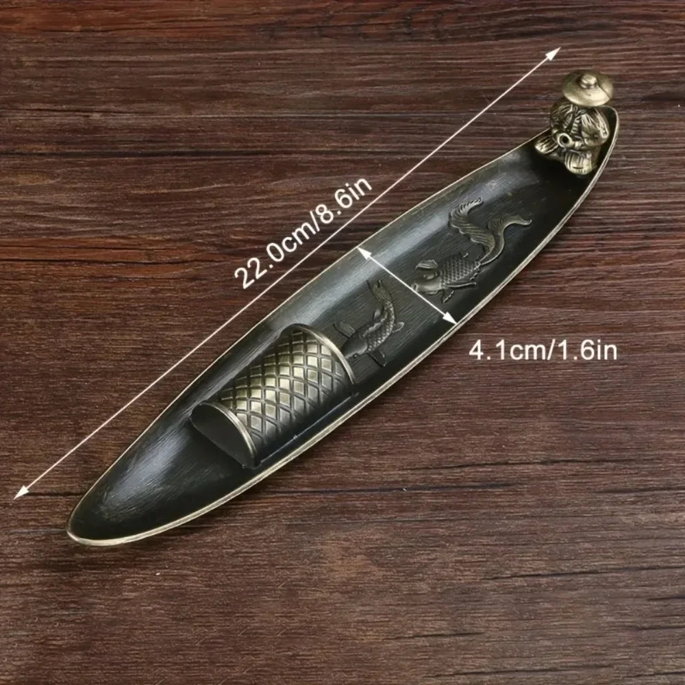 Japanese Boat Incense Burner Ornament