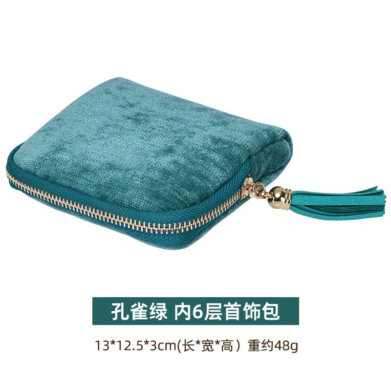 Tassel Jewelry Travel Pouch