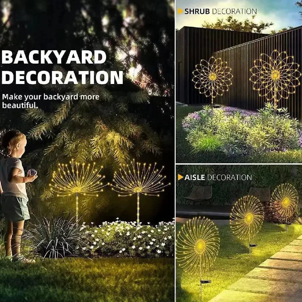 Solar Firework Garden Lights