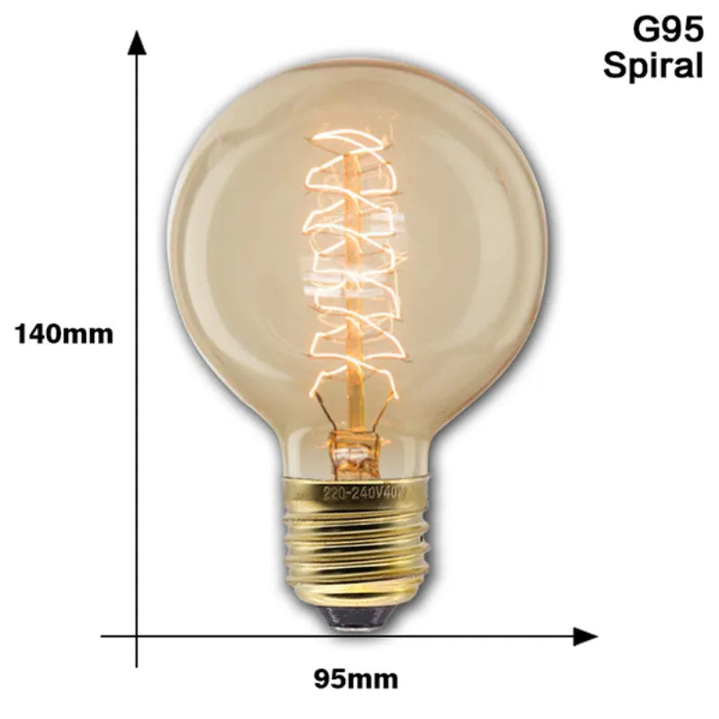 Vintage Edison Bulb E27 - Multiple Shapes