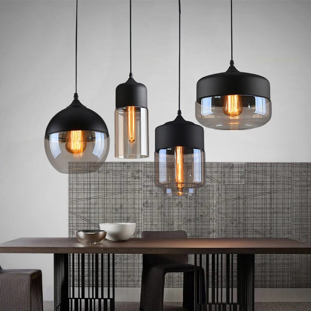 Modern Glass Hanging Pendant Lamp